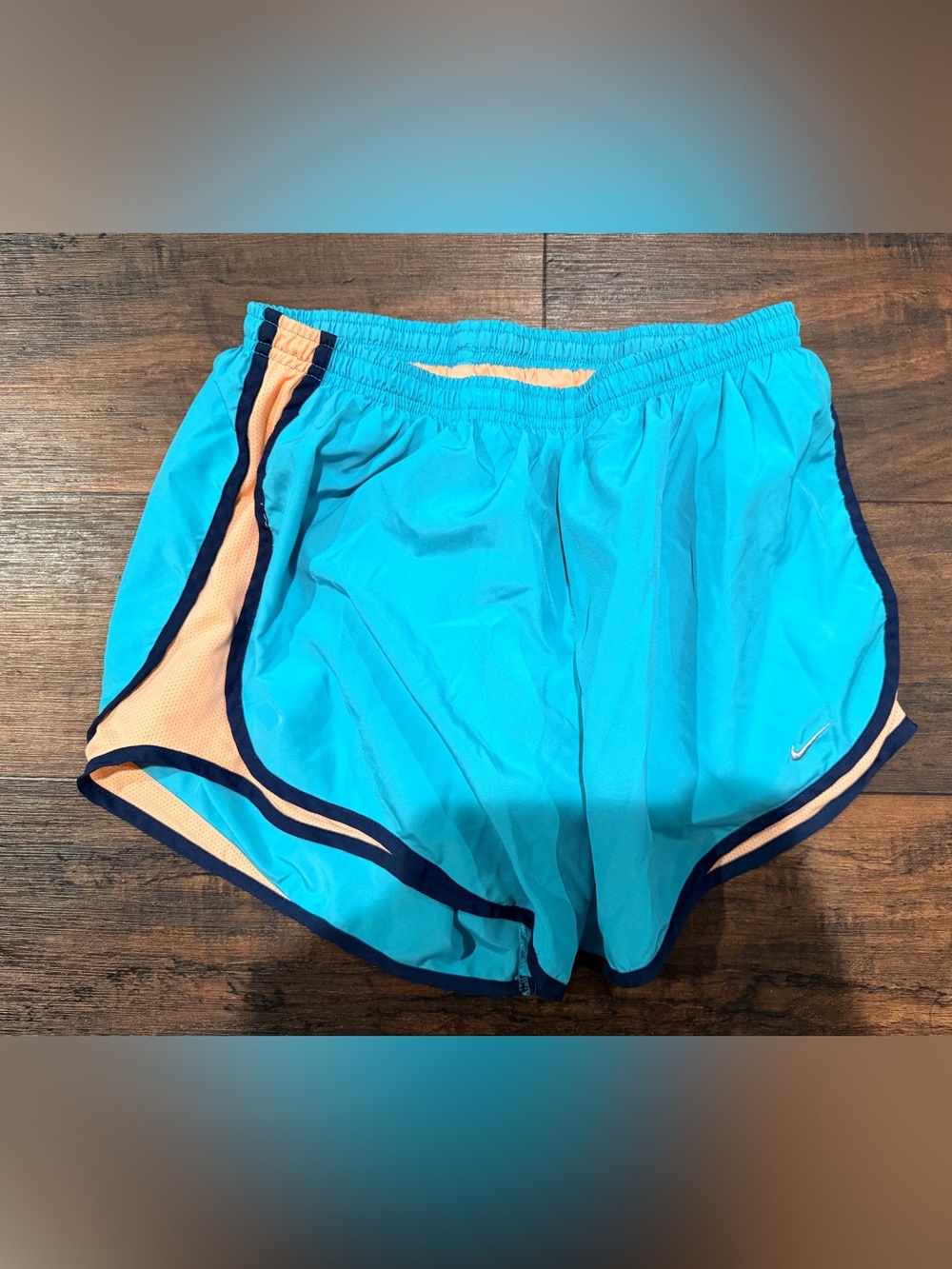 Nike green/teal/Peach Dri-Fit Shorts